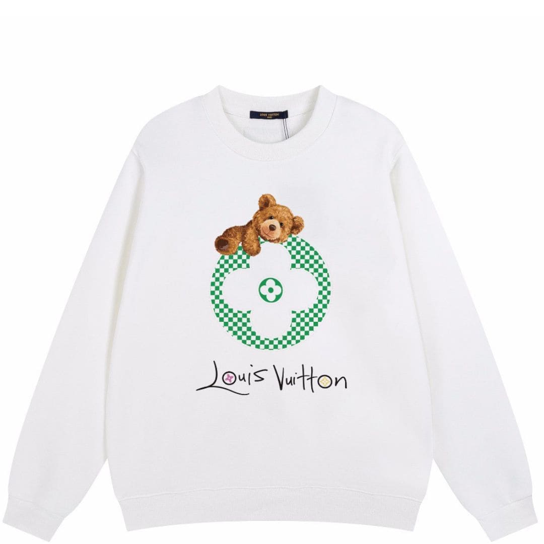 Moletom Louis Vuitton Teddy Charm - Branco