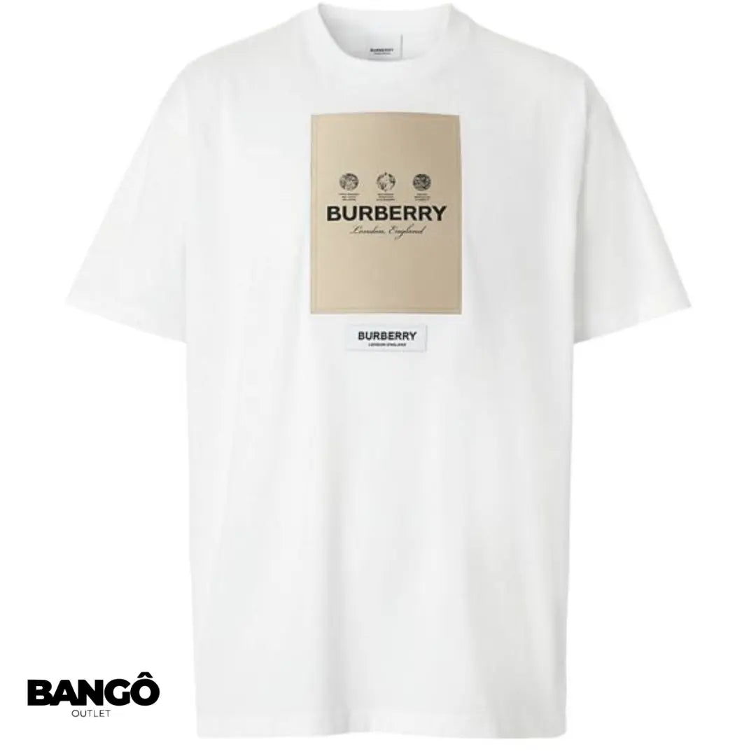 Camiseta BURBERRУ com Estampa Logo-Print