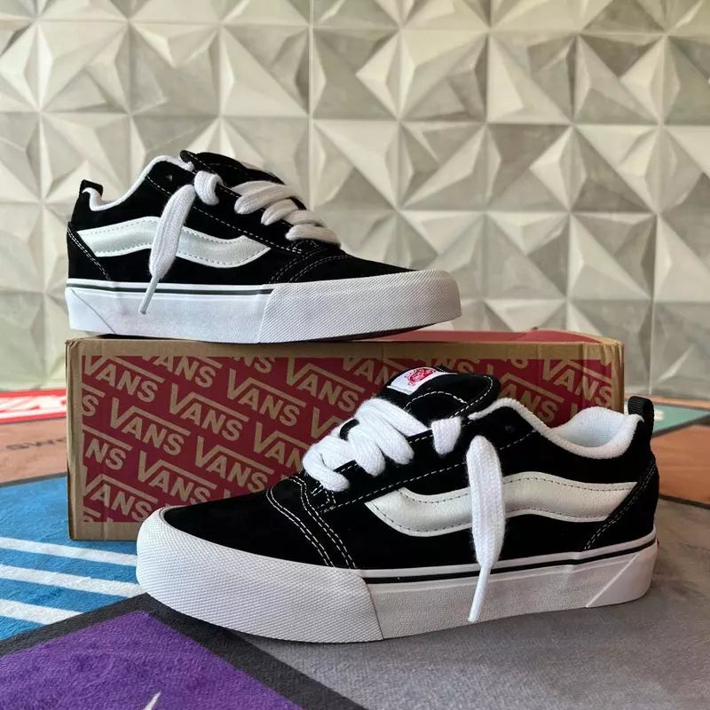 Vans Knu Skool Black White