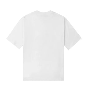 Camiseta GUCCІ x BALENCIAGA Estampa de Logo - Branca