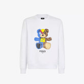 Moletom FendІ Logo Urso Bege