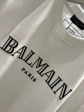 Balmain Paris Estampa de Logo - Branca