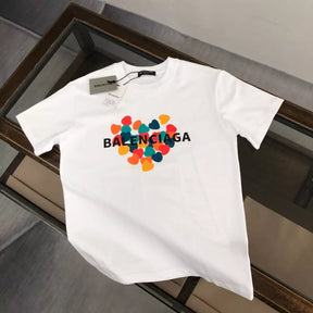 Camiseta Balenciaga Colors - Branca