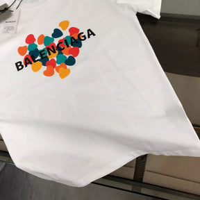 Camiseta Balenciaga Colors - Branca