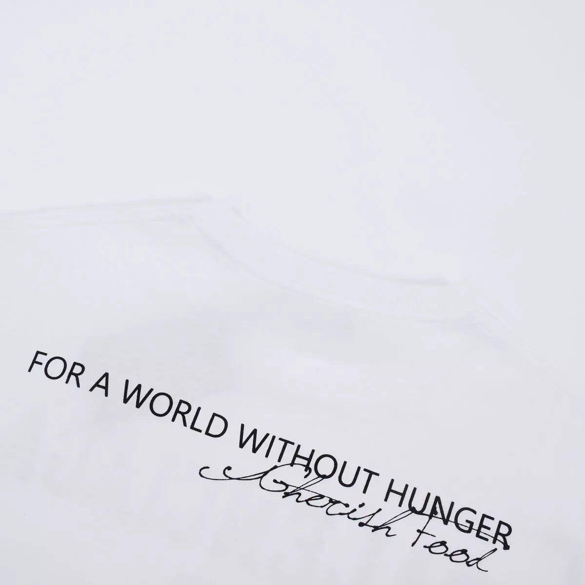 Camiseta Balenciaga World Food Programme - Branca