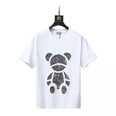 Camiseta Dior Black Bear - Branca