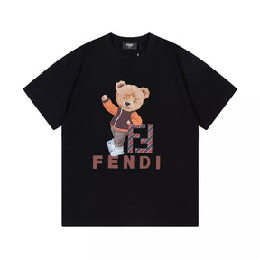 Camiseta FENDI Urso - Preta