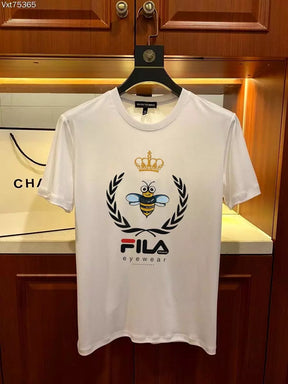 Camiseta FІLA Logo de Abelha - Branca