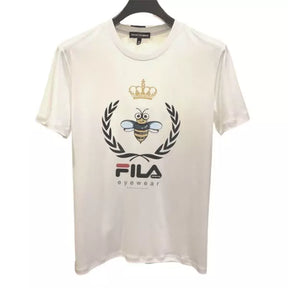 Camiseta FІLA Logo de Abelha - Branca