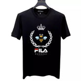 Camiseta FІLA Logo de Abelha - Preta