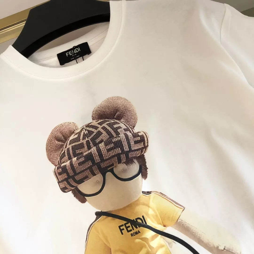 Camiseta Fendi Do Menino Branco