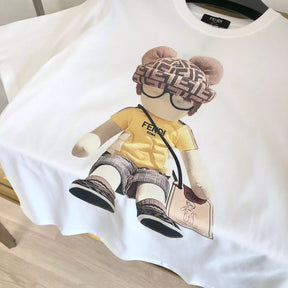 Camiseta Fendi Do Menino Branco