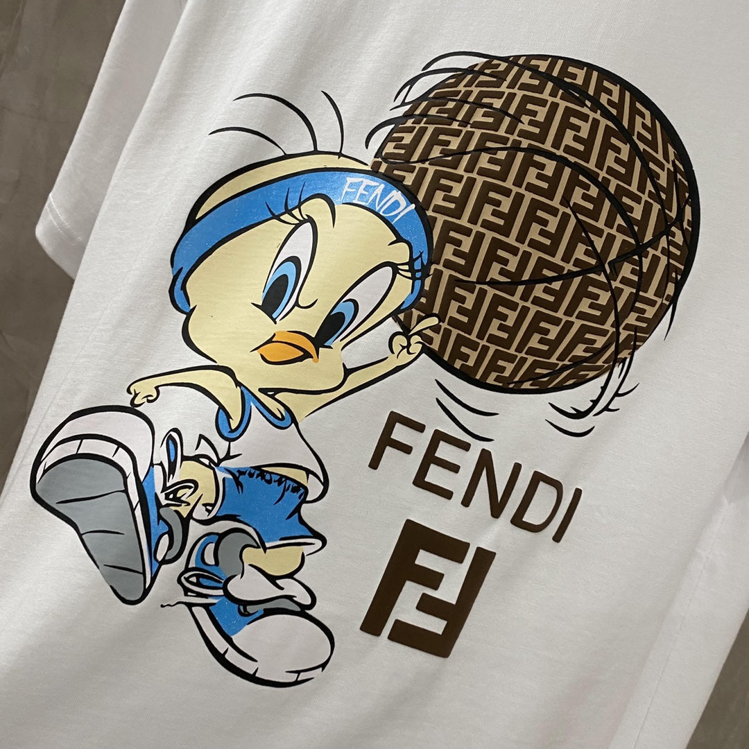 Camiseta Fendi PioPio - Branco