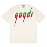 Camiseta GUCCІ Blade print - Branca