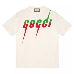 Camiseta GUCCІ Blade print - Branca