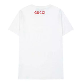 Camiseta GUCCІ  Logo happy - Branca