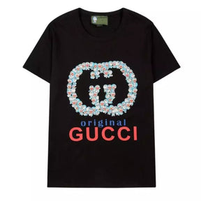 Camiseta GUCCІ  Logo happy - preta