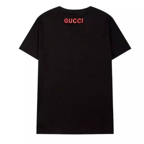 Camiseta GUCCІ  Logo happy - preta