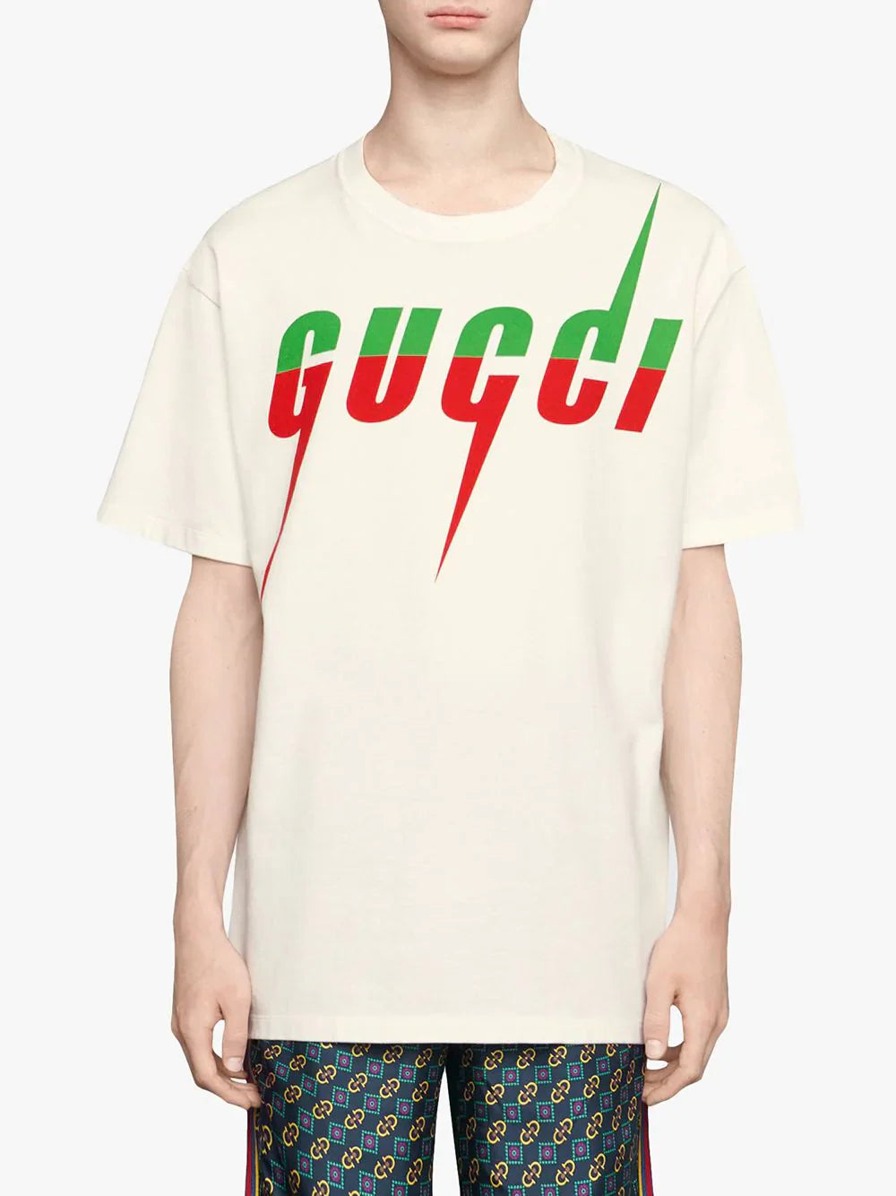 Camiseta GUCCІ Blade print - Branca