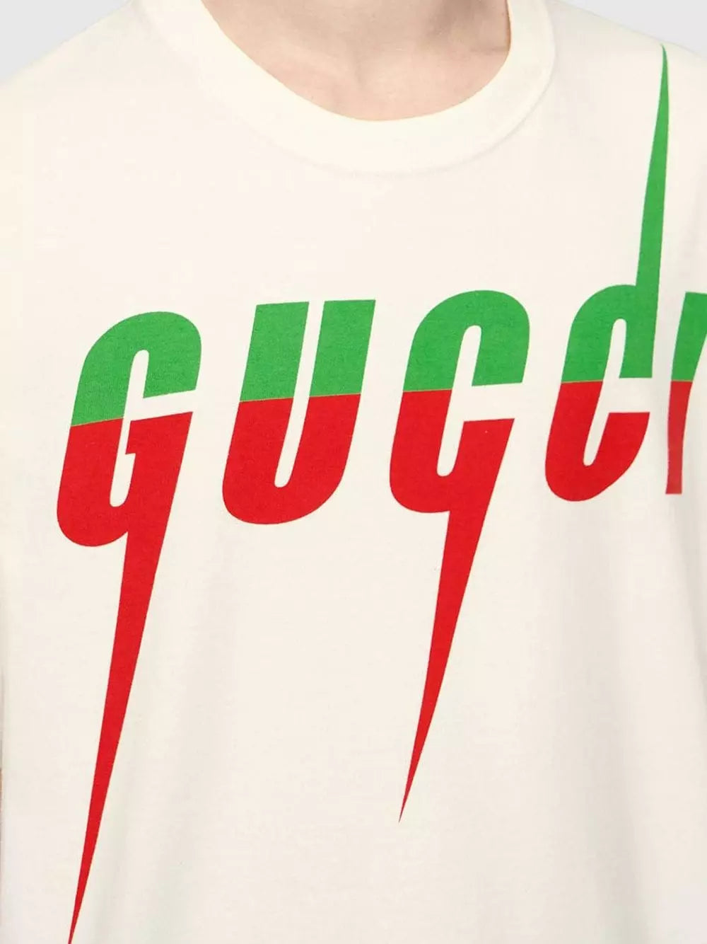 Camiseta GUCCІ Blade print - Branca