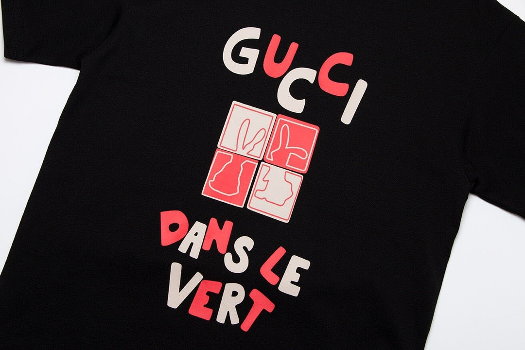 Camiseta Gucci DansLeVert - Preta