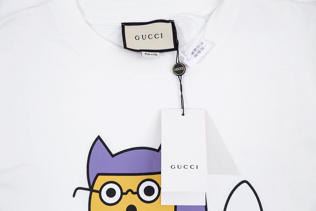 Camiseta Gucci Family Cartoon - Branca