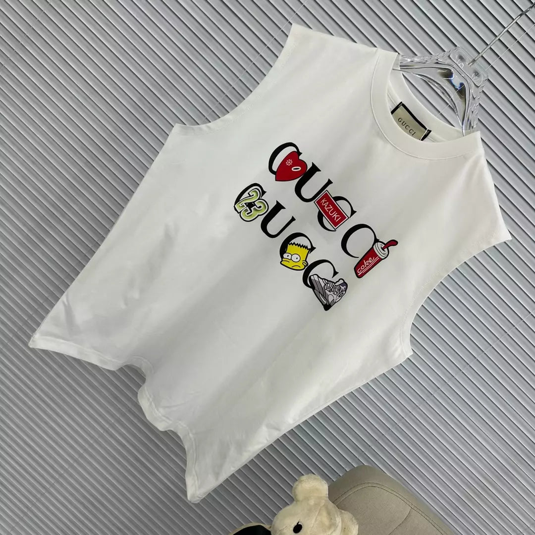 Camiseta Gucci Manga Curta - Branco