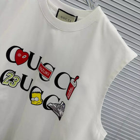 Camiseta Gucci Manga Curta - Branco