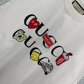 Camiseta Gucci Manga Curta - Branco