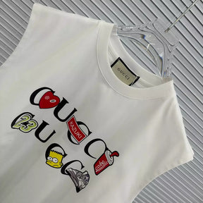 Camiseta Gucci Manga Curta - Branco