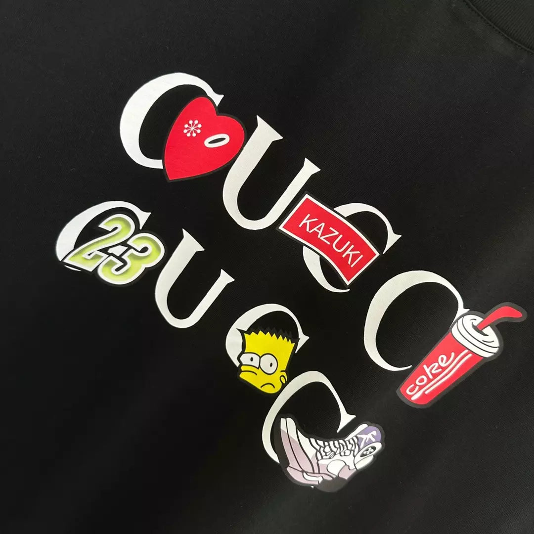 Camiseta Gucci Manga Curta - Preto