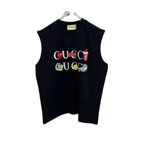 Camiseta Gucci Manga Curta - Preto