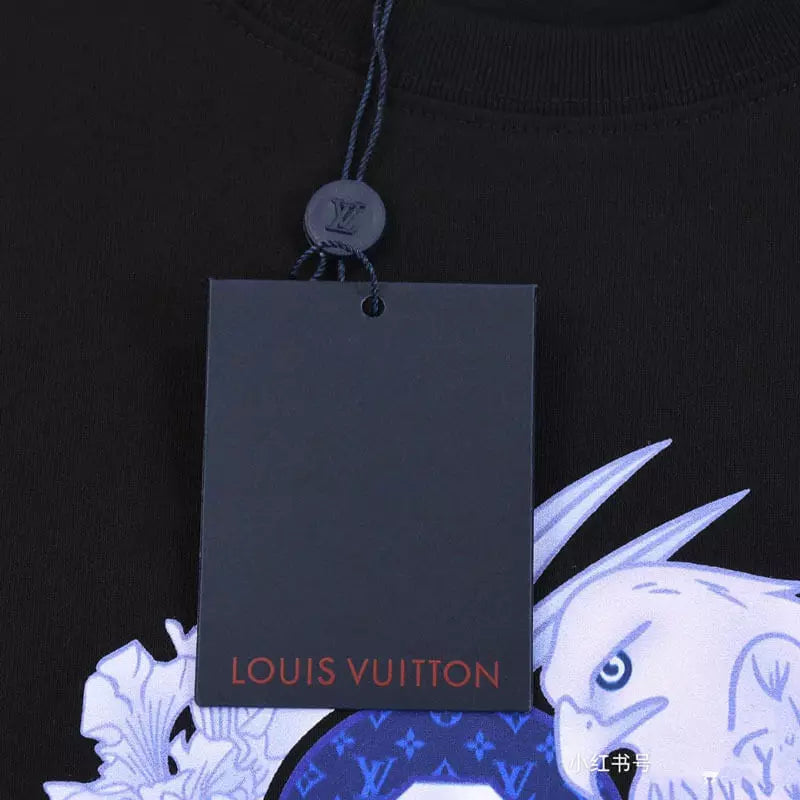 Camiseta Oversized LV Hawk - Preto