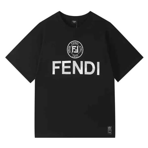 Camiseta logo FENDІ - Preta Unissex