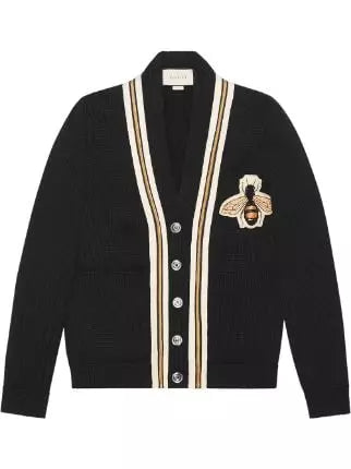 Cardigan Bee GG Cotton - Gucci