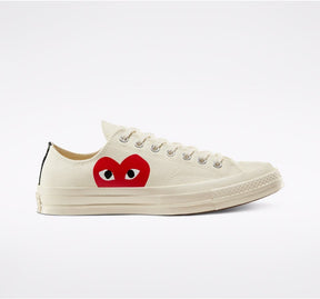 Converse x Comme des Garçons PLAY Chuck 70 Branco