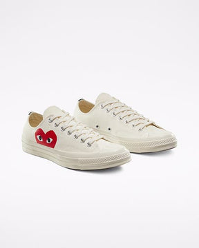 Converse x Comme des Garçons PLAY Chuck 70 Branco