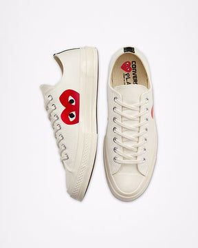 Converse x Comme des Garçons PLAY Chuck 70 Branco