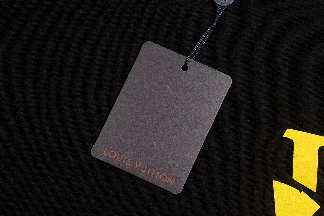 Camiseta Louis Vuitton Neon Bold - Preto