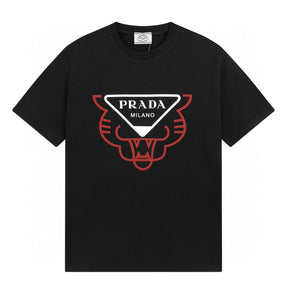 Camiseta Prada Bull Milano Preto