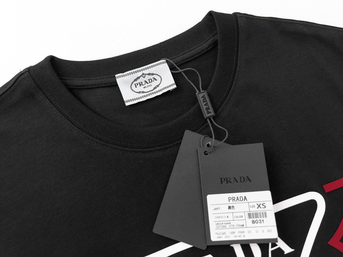 Camiseta Prada Bull Milano Preto