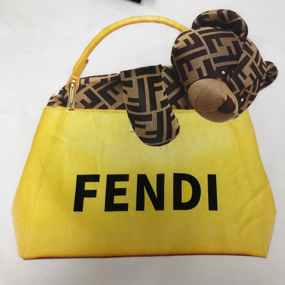 Moletom Fendi Teddy Bag Branco