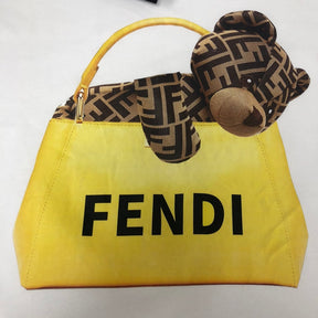 Moletom Fendi Teddy Bag Branco