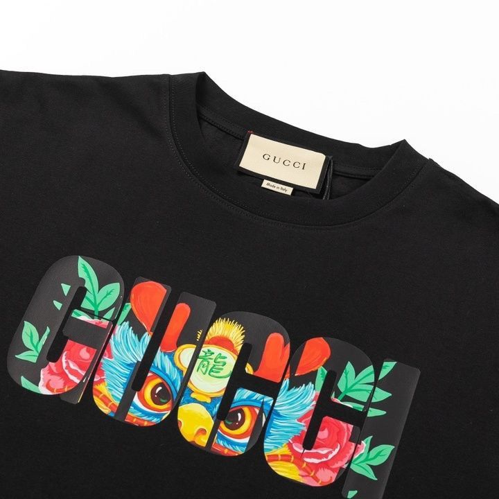 Camiseta Gucci Floral Elegance - Preto