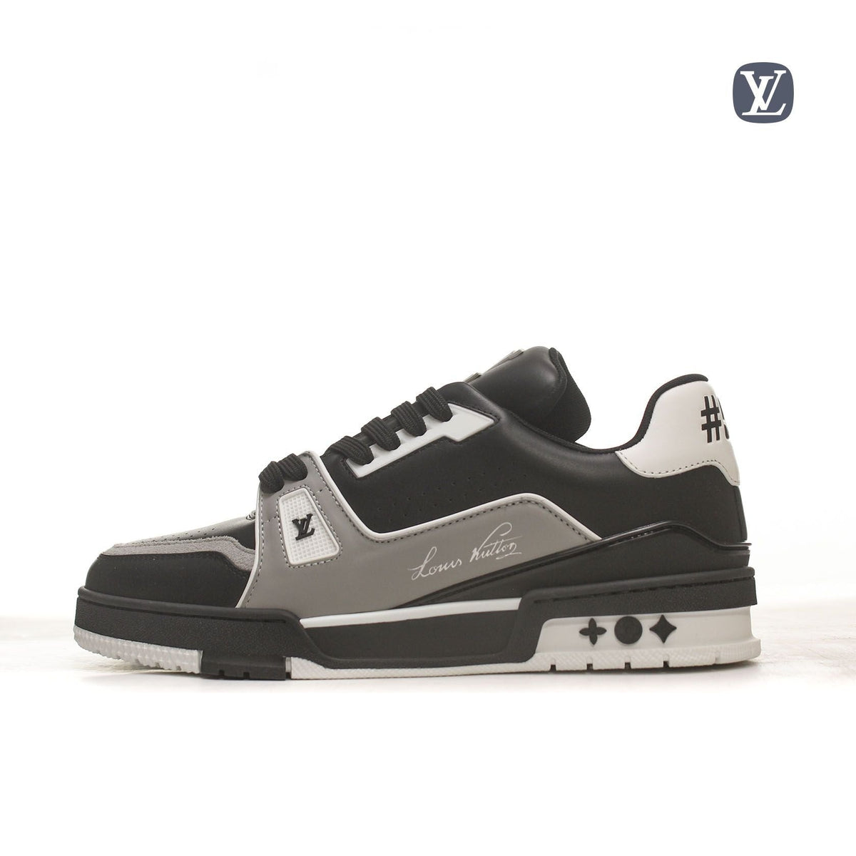 Louis Vuitton LV Trainer Black Gray