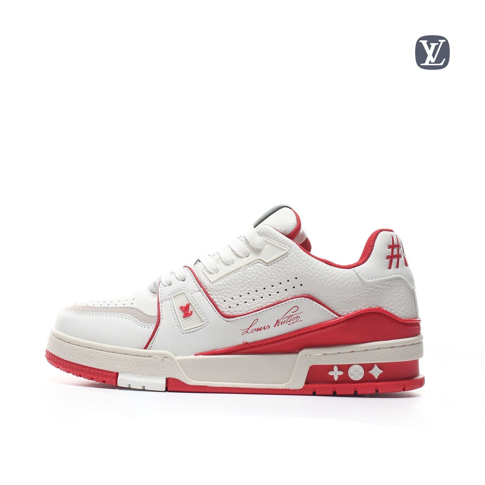 Louis Vuitton Trainer Red White