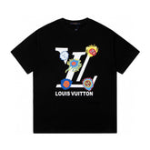 Camiseta Louis Vuitton Happy Faces Preto