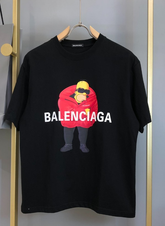 Camiseta Balenciaga Simpsons Homer - Preto