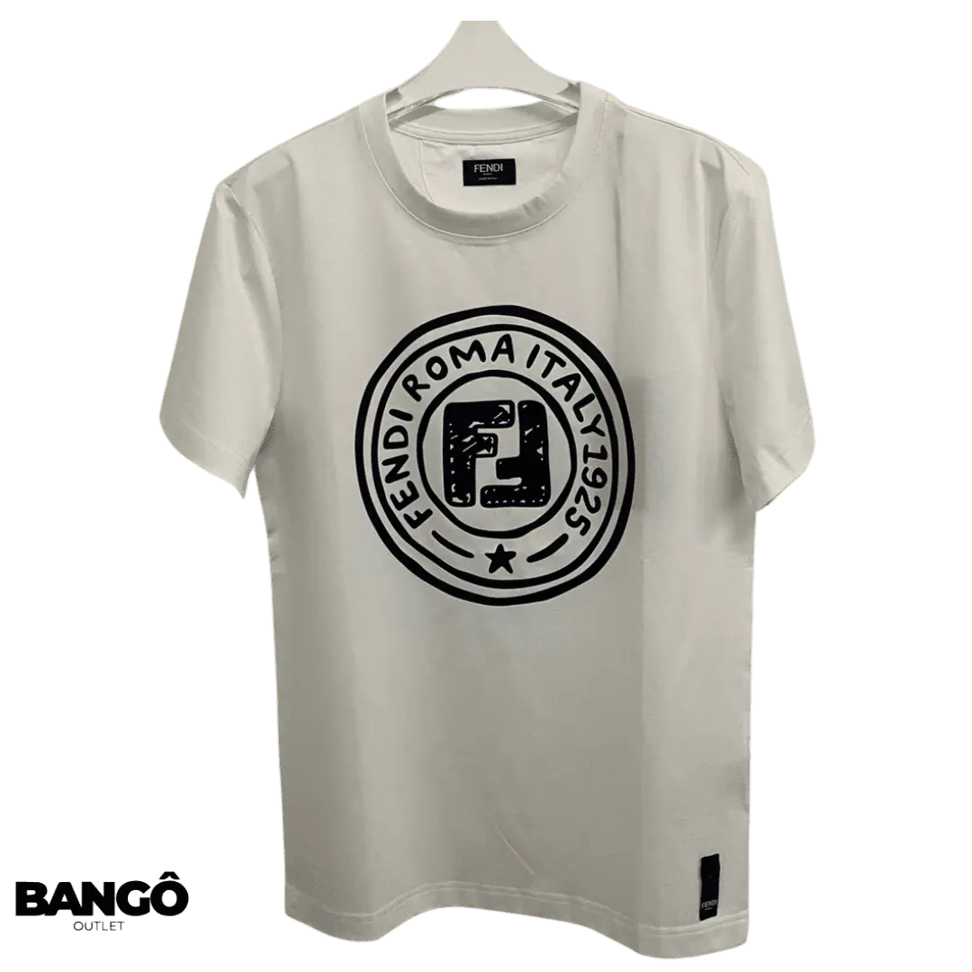 Camiseta Fendi Roma Italy 1925 - Branca