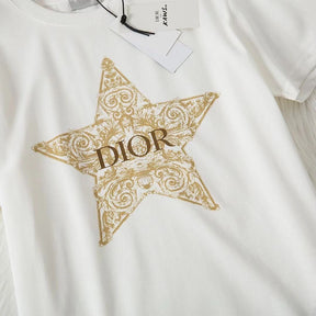 Camiseta Dior Iconic - Edição Minimalista branco